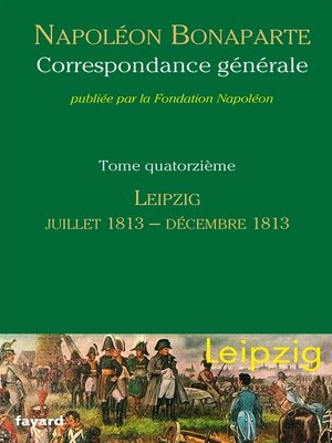 cover image of Correspondance générale--Tome 14